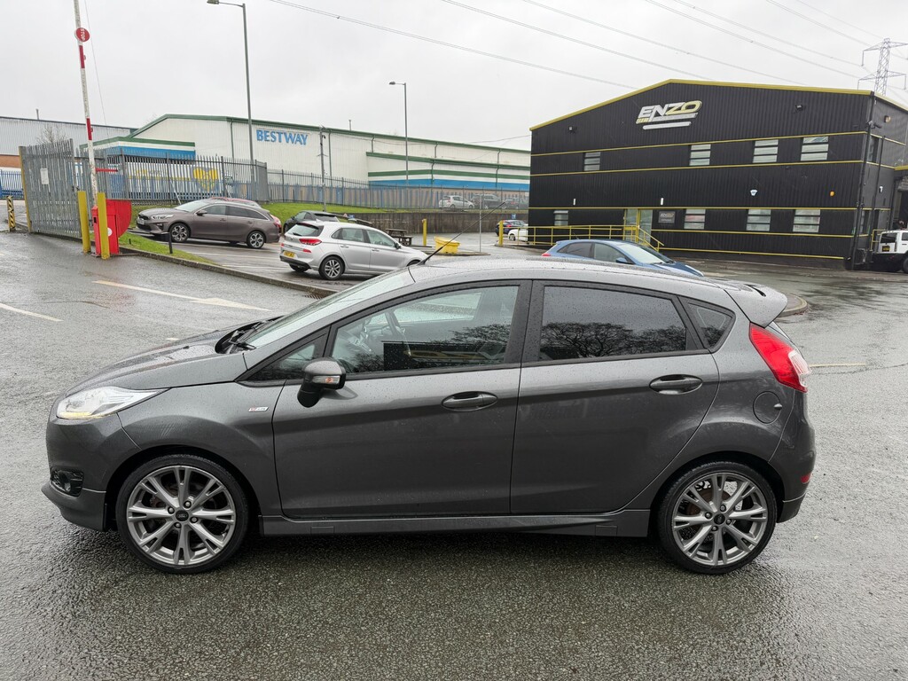 Ford Fiesta 1.0T Ecoboost St-line Hatchback PE17FHL Grey #4