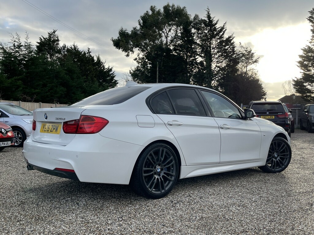 BMW 3 Series Saloon 2.0 320D M Sport Saloon 201515 YL15ZPM White #4