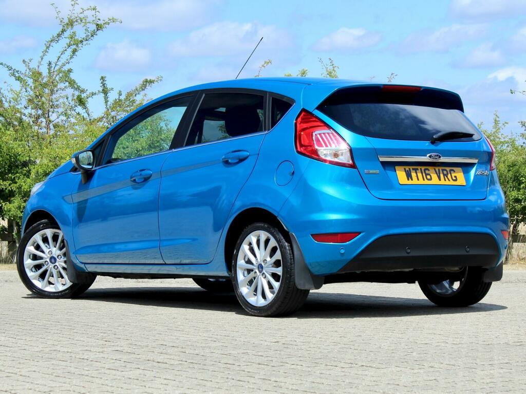 Ford Fiesta 1.0T Ecoboost Titanium X - 2016 Blue #5