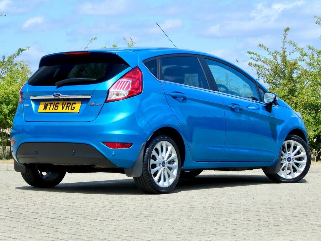 Ford Fiesta 1.0T Ecoboost Titanium X - 2016 Blue #3