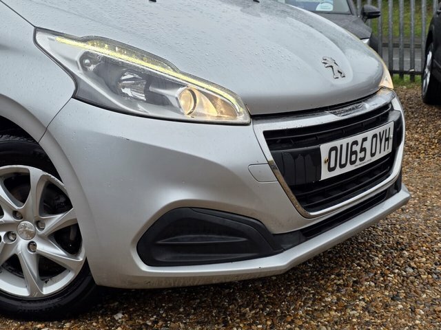 Peugeot 208 Bluehdi Active Hatchback OU65OYH Silver #3