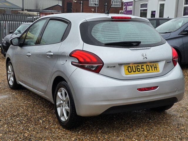 Peugeot 208 Bluehdi Active Hatchback OU65OYH Silver #5