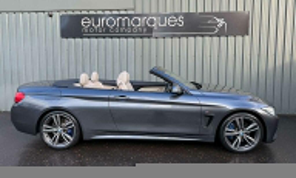 BMW 4 Series Convertible 2.0 420D M Sport Euro 6 Ss LJ14JXU Grey #4