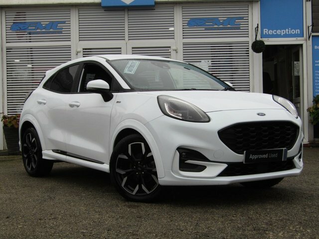 Ford Puma 2022 1.0T Ecoboost Mhev St-line X Suv H White