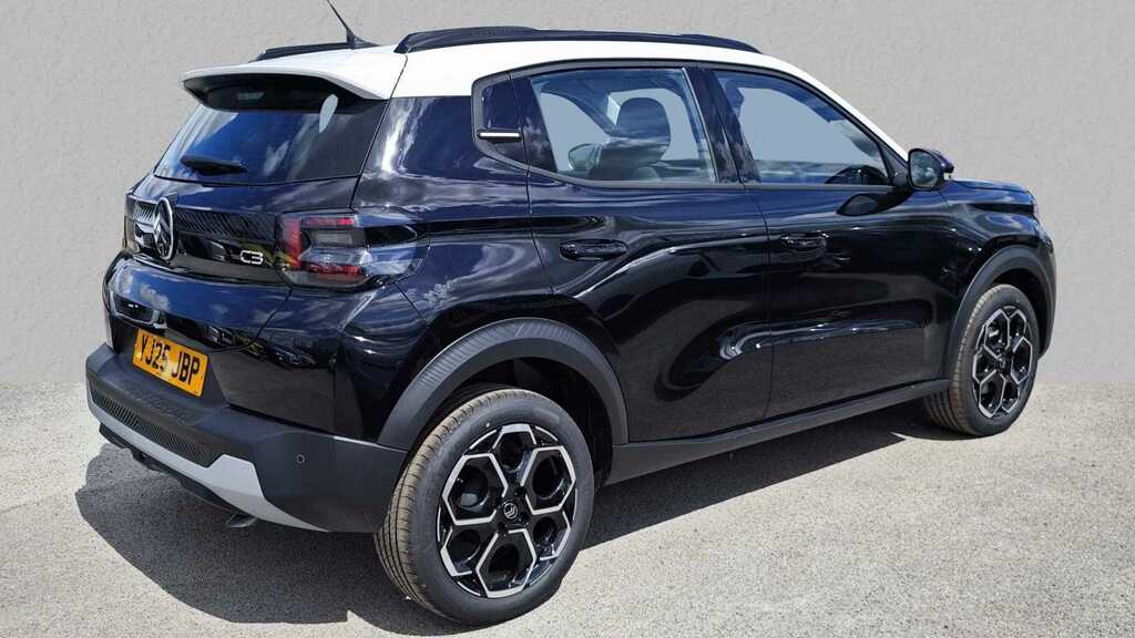 Citroen C3 1.2 Turbo Plus 2025 YJ25JBP Black #3