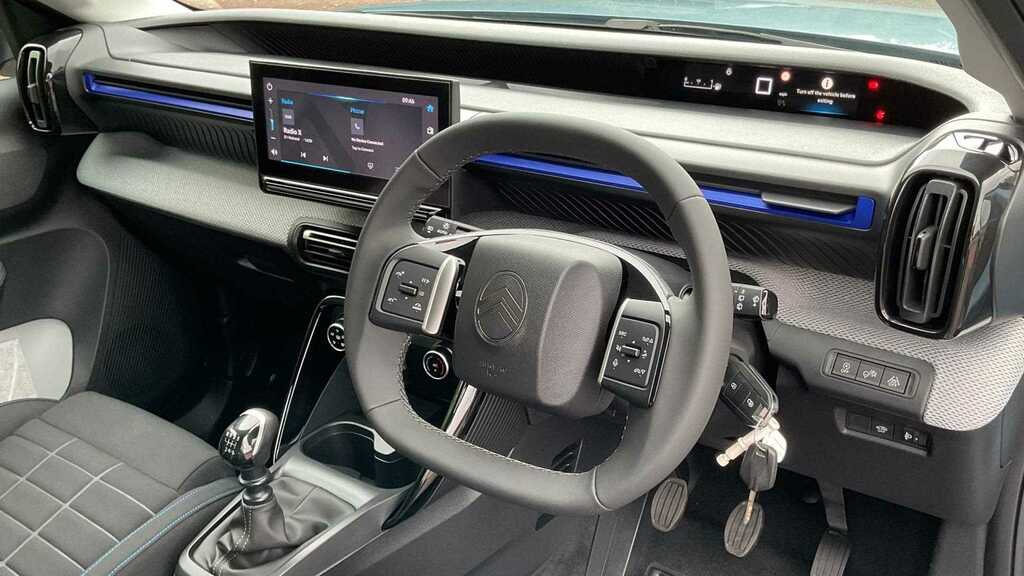 Citroen C3 1.2 Turbo Plus 2025 YW25EHY Blue #3