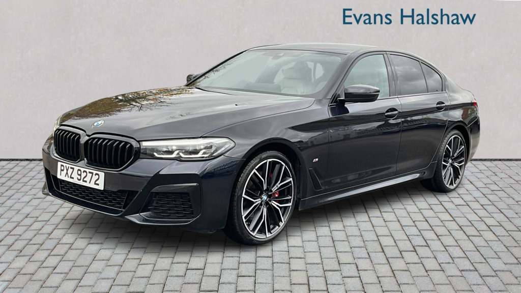 BMW 5 Series 520D Xdrive Mht M Sport Step 2021 PXZ9272 Black #6