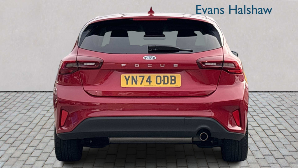 Ford Focus 1.0 Ecoboost Hybrid Mhev 155 Titanium X 2 YN74ODB Red #5