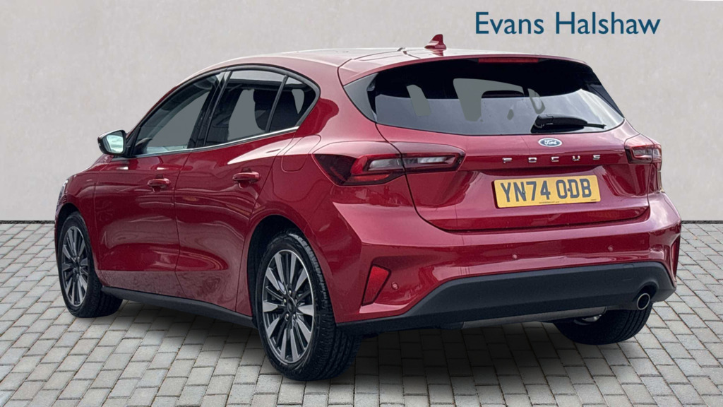 Ford Focus 1.0 Ecoboost Hybrid Mhev 155 Titanium X 2 YN74ODB Red #2