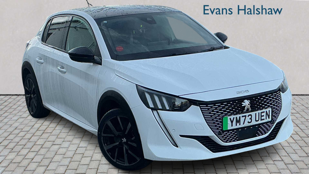 Peugeot e-208 100Kw Gt 50Kwh 2024 White