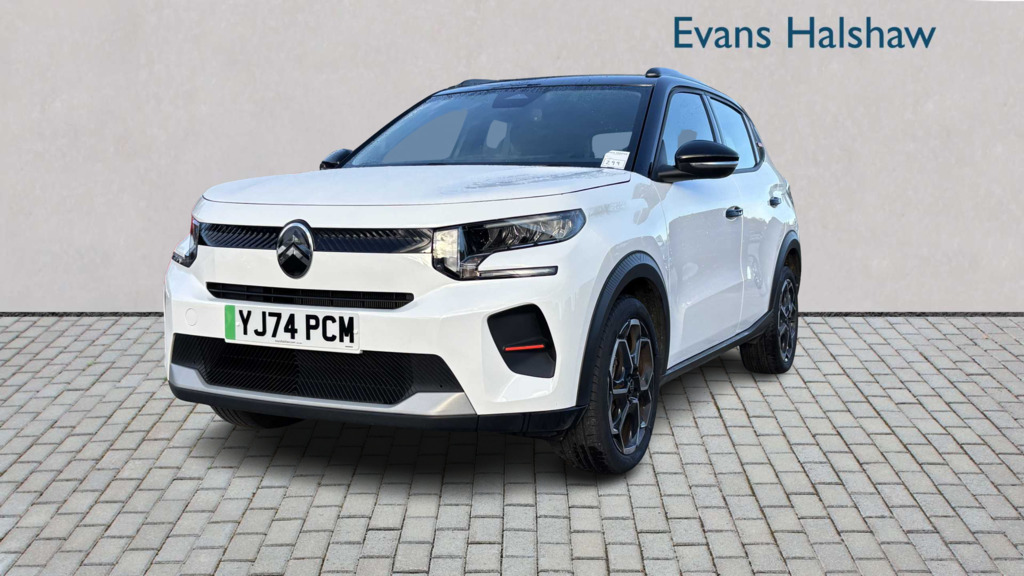 Citroen C3 83Kw Plus 44Kwh 2025 YJ74PCM White #3