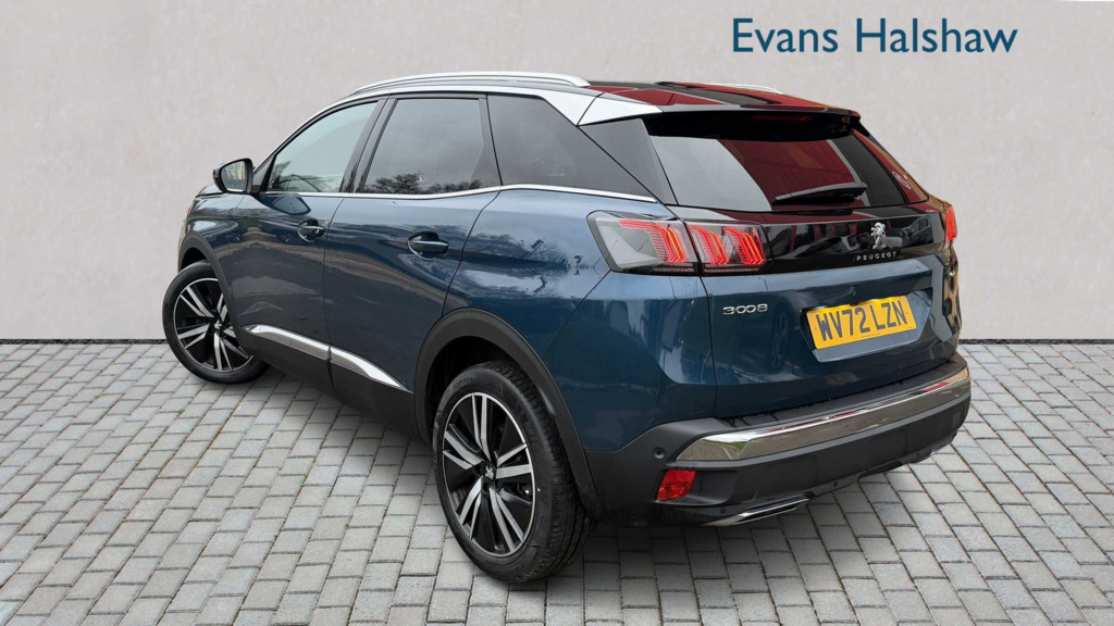 Peugeot 3008 1.5 Bluehdi Gt Premium Eat8 2022 WV72LZN Blue #2