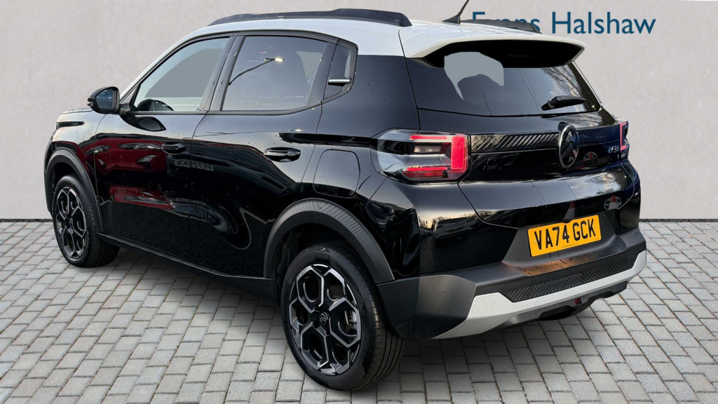 Citroen C3 83Kw Max 44Kwh 2025 VA74GCK Black #3