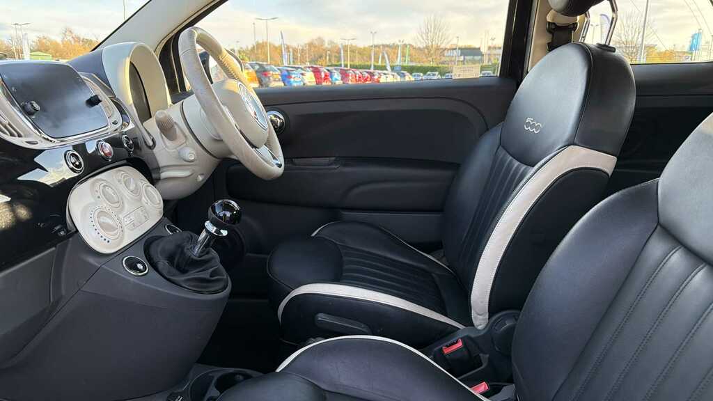 Fiat 500 0.9 Twinair 105 Lounge 2017 SF17SGP Black #6