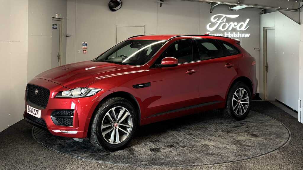 Jaguar F-Pace 2.0D R-sport Awd 2016 BG16ZZF Red #3