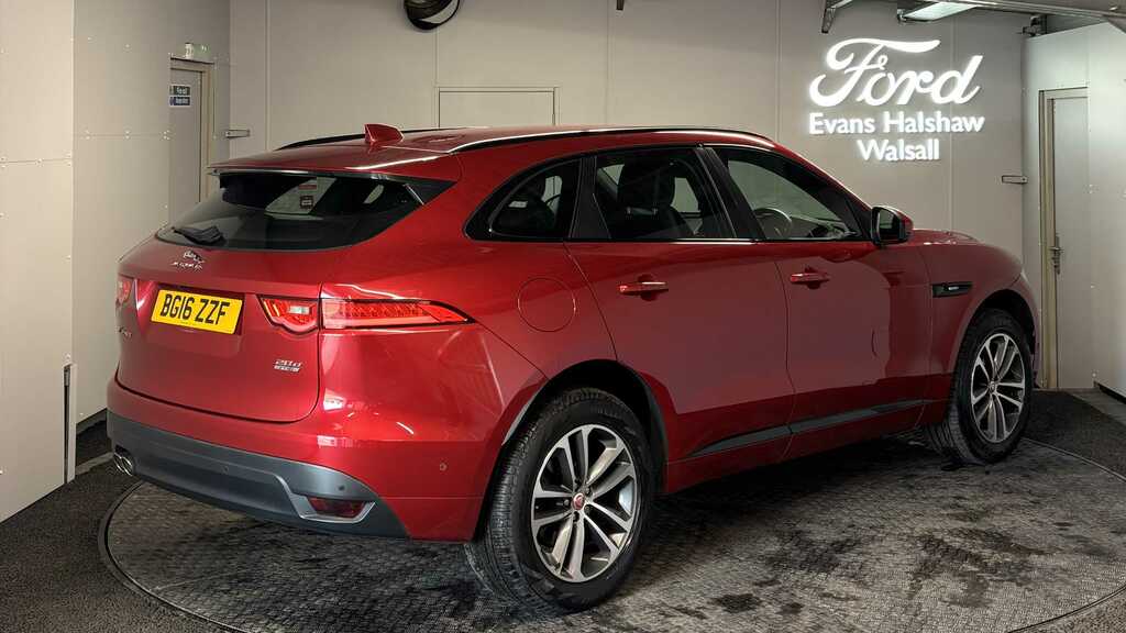 Jaguar F-Pace 2.0D R-sport Awd 2016 BG16ZZF Red #5