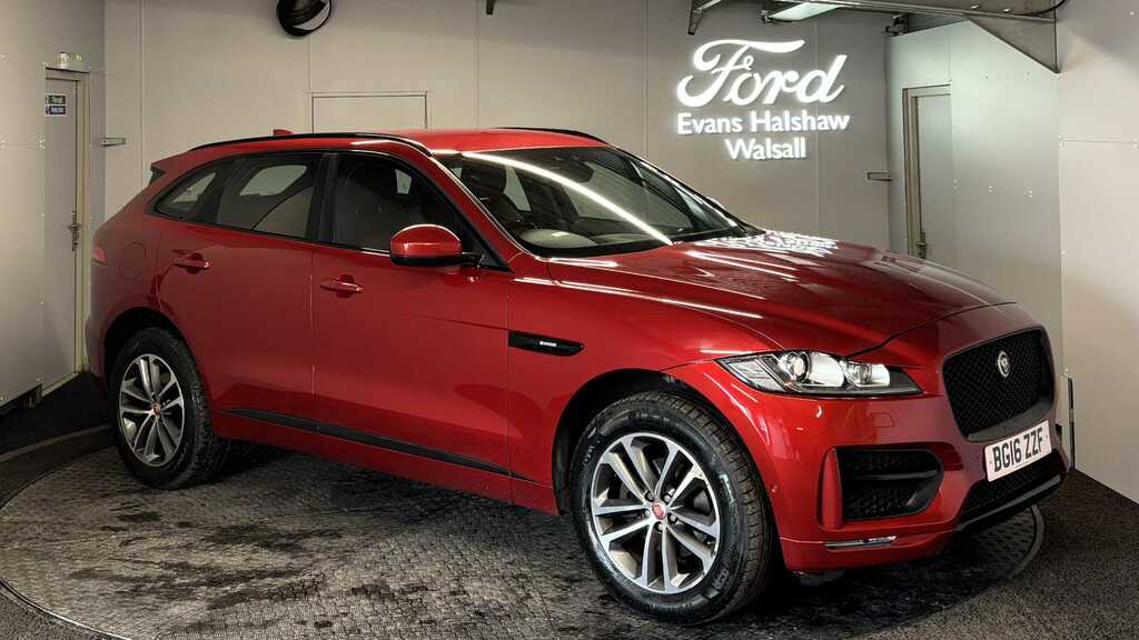 Jaguar F-Pace 2.0D R-sport Awd 2016 Red