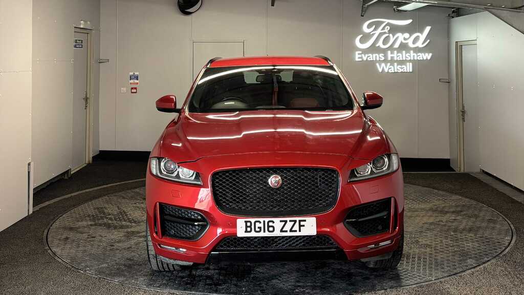 Jaguar F-Pace 2.0D R-sport Awd 2016 BG16ZZF Red #2