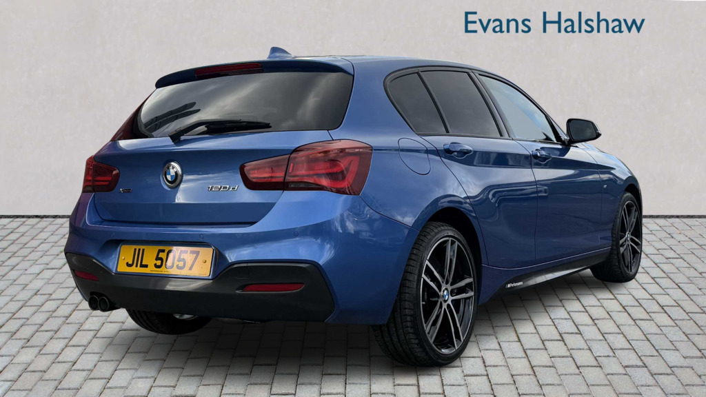 BMW 1 Series 120D Xdrive M Sport Shadow Ed Step 2019 YD19PPB Blue #2