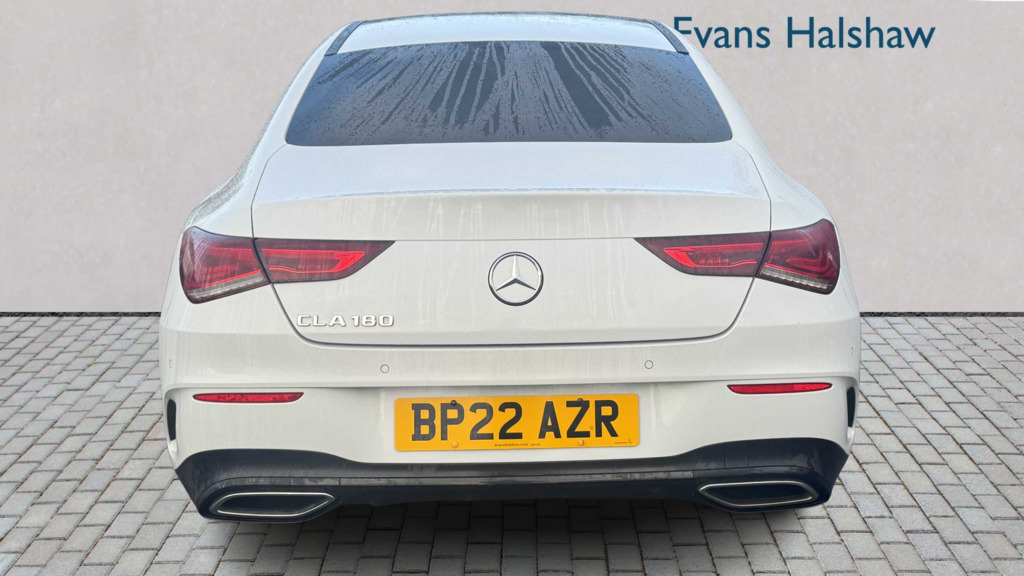Mercedes-Benz CLA Class 180 Amg Line Premium Night Ed Tip 2022 BP22AZR White #3
