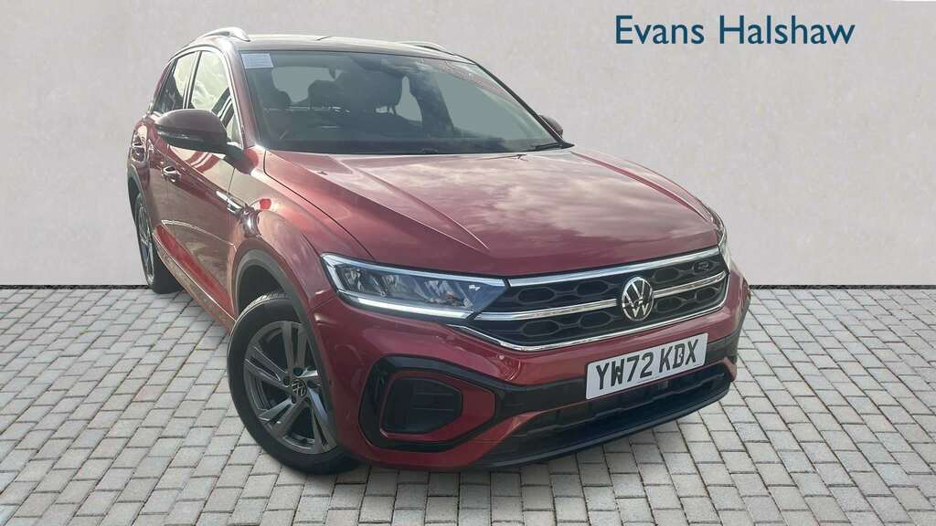 Volkswagen T-Roc 1.5 Tsi R-line Dsg 2022 Red