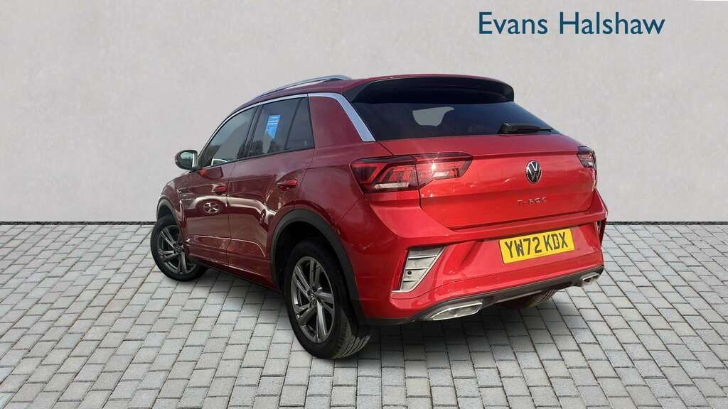 Volkswagen T-Roc 1.5 Tsi R-line Dsg 2022 YW72KDX Red #3
