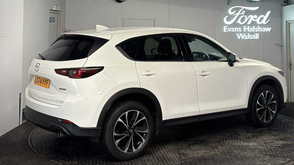 Mazda CX-5 2.0 E-skyactiv G Mhev Exclusive-line 2024 LS74VYF White #5