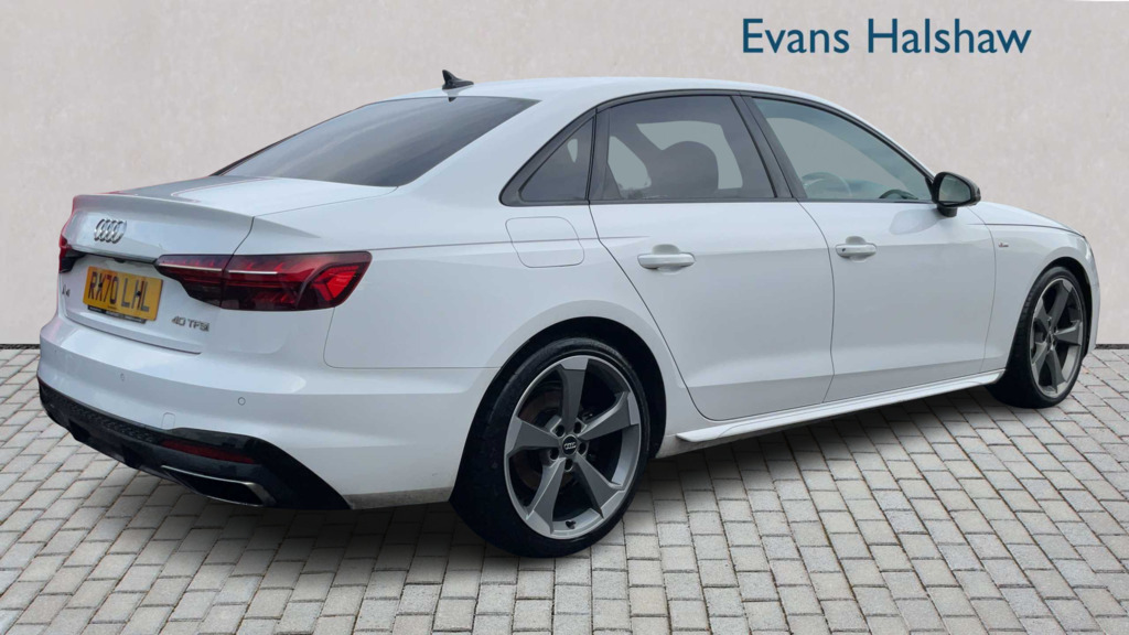 Audi A4 40 Tfsi 204 Black Edition S Tronic 2020 White #2