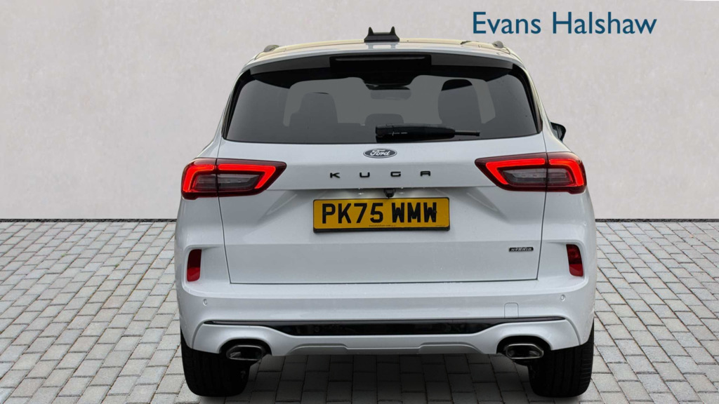 Ford Kuga 2.5 Phev St-line X Black Package Cvt 2025 PK75WMW White #5