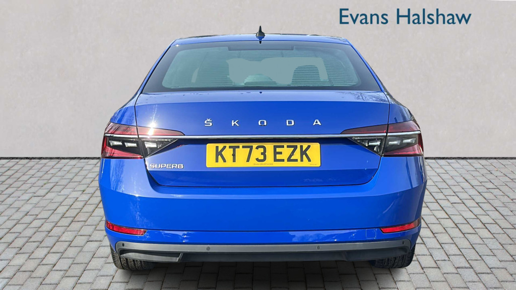 Skoda Superb 2.0 Tdi Cr Se L Dsg 2023 KT73EZK Blue #5