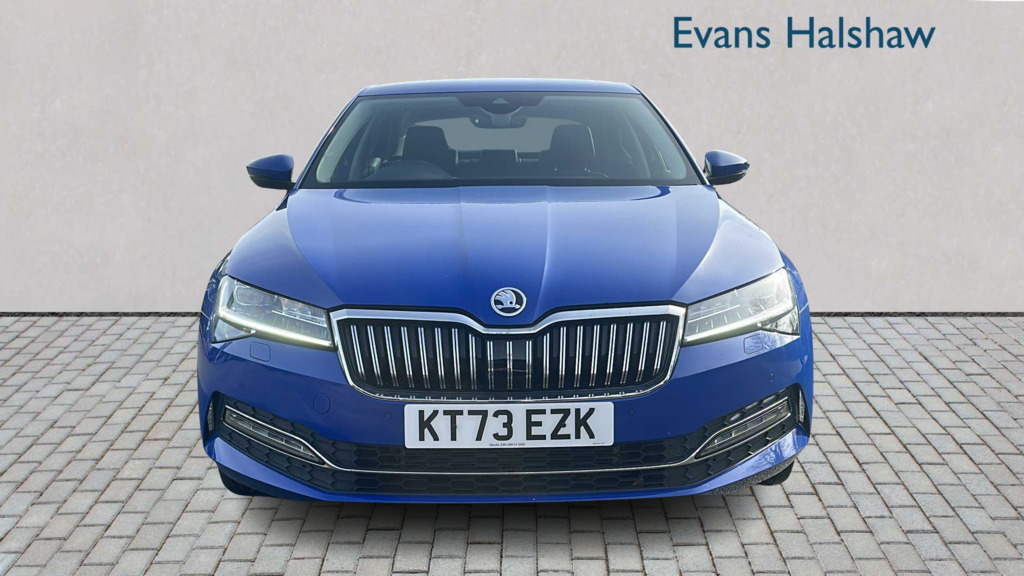 Skoda Superb 2.0 Tdi Cr Se L Dsg 2023 KT73EZK Blue #4
