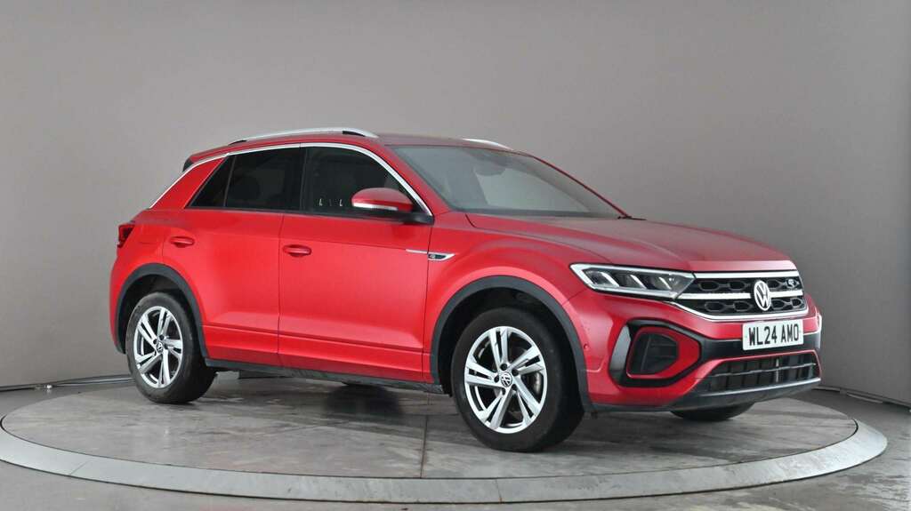 Volkswagen T-Roc 1.5 Tsi R-line Dsg 2024 Red