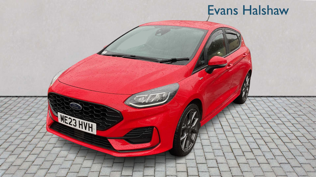 Ford Fiesta 1.0 Ecoboost St-line 2023 ME23HVH Red #2
