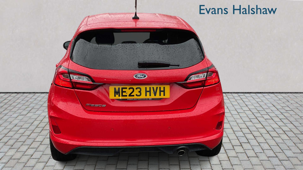 Ford Fiesta 1.0 Ecoboost St-line 2023 ME23HVH Red #3