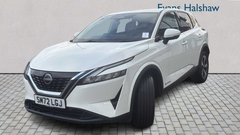 Nissan Qashqai 1.5 E-power N-connecta 2022 SM72LGJ White #2