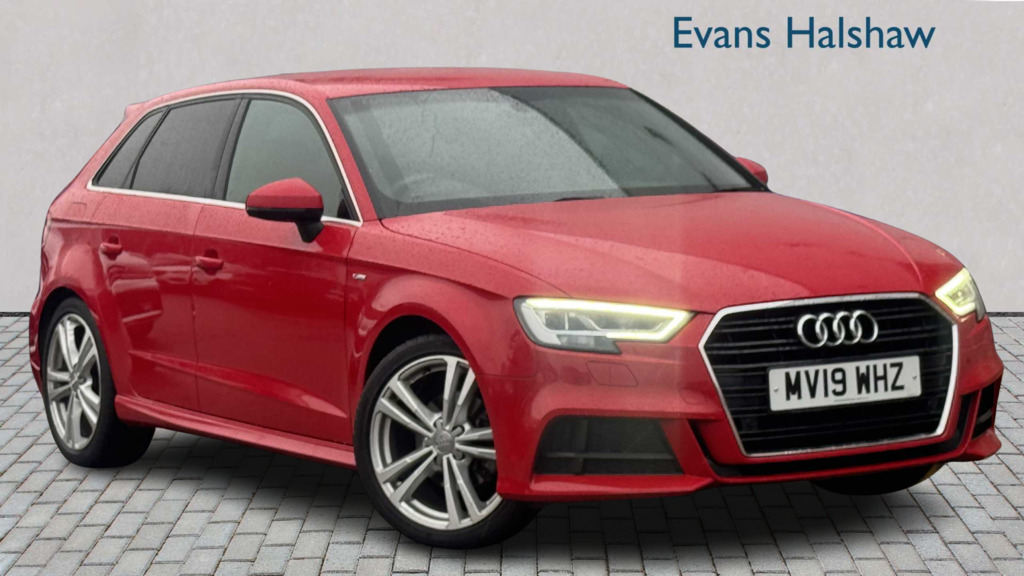 Audi A3 30 Tfsi 116 S Line 2019 Red