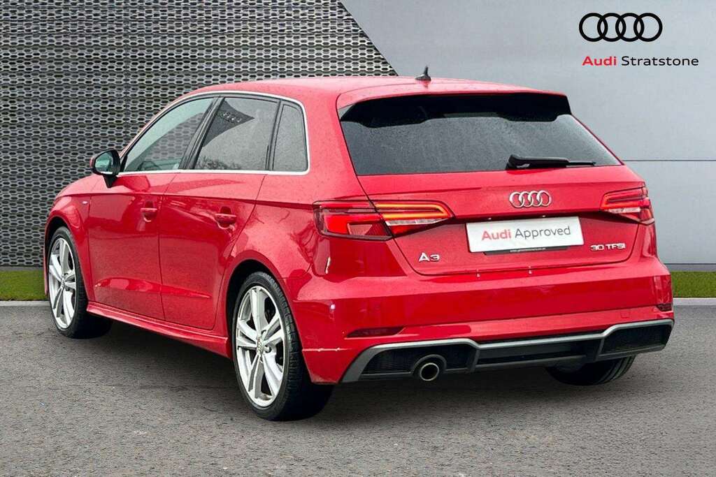 Audi A3 30 Tfsi 116 S Line 2019 Red #3