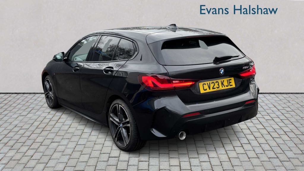 BMW 1 Series 116D M Sport Live Cockpit Professional 2023 CV23KJE Black #3