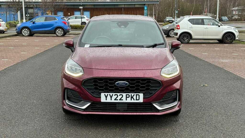 Ford Fiesta 1.0 Ecoboost Hybrid Mhev 125 St-line Vignale 2 YY22PKD Red #3