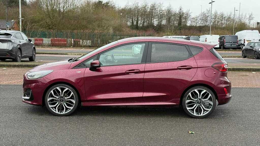Ford Fiesta 1.0 Ecoboost Hybrid Mhev 125 St-line Vignale 2 YY22PKD Red #4