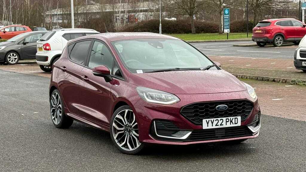 Ford Fiesta 1.0 Ecoboost Hybrid Mhev 125 St-line Vignale 2 YY22PKD Red