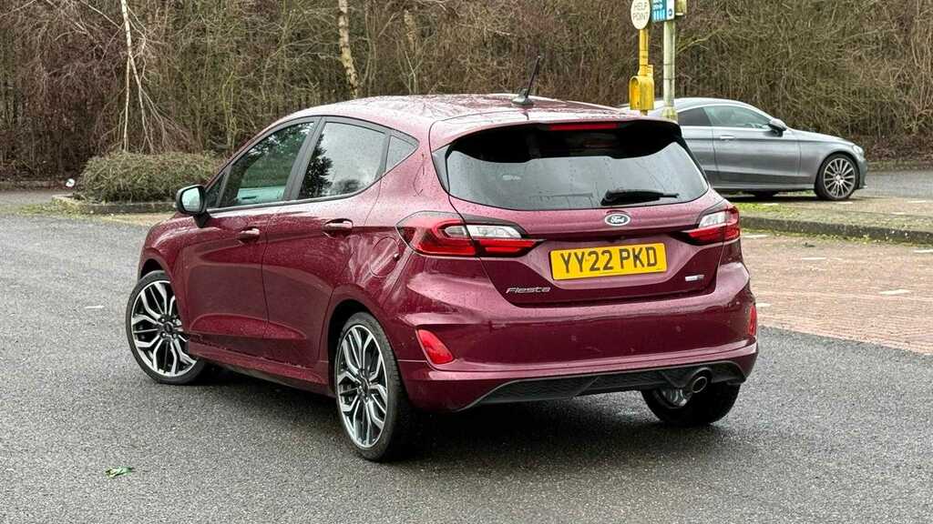 Ford Fiesta 1.0 Ecoboost Hybrid Mhev 125 St-line Vignale 2 YY22PKD Red #2