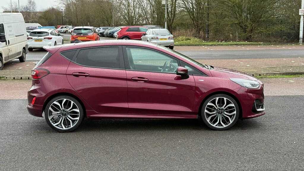 Ford Fiesta 1.0 Ecoboost Hybrid Mhev 125 St-line Vignale 2 YY22PKD Red #6
