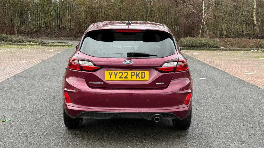 Ford Fiesta 1.0 Ecoboost Hybrid Mhev 125 St-line Vignale 2 YY22PKD Red #5