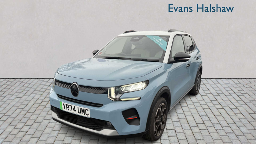 Citroen C3 83Kw Max 44Kwh 2025 YR74UMC Blue #3