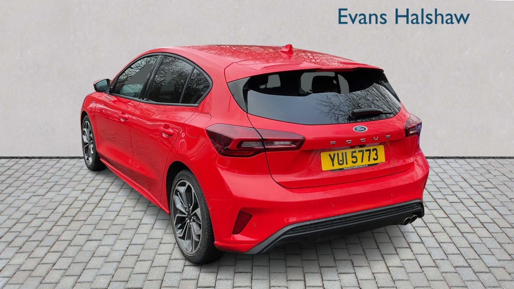 Ford Focus 1.5 Ecoblue St-line Vignale 2022 YUI5773 Red #4