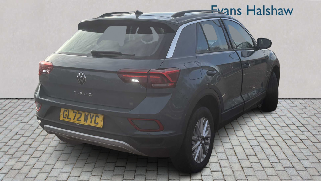 Volkswagen T-Roc 1.5 Tsi Life Dsg 2023 GL72WYC Blue #4