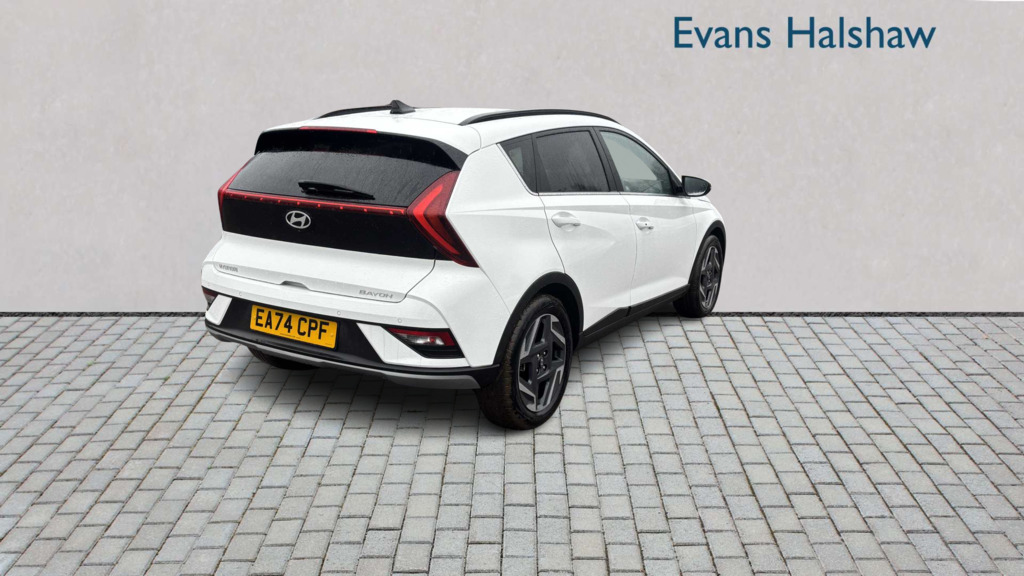 Hyundai Bayon 1.0 Tgdi Ultimate Dct 2024 EA74CPF White #4