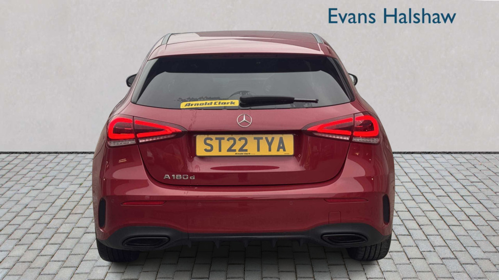 Mercedes-Benz A Class A180d Amg Line Executive Edition 2022 Red #6