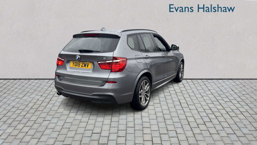 BMW X3 Xdrive20d M Sport Step 2015 YO15ZWV Grey #4